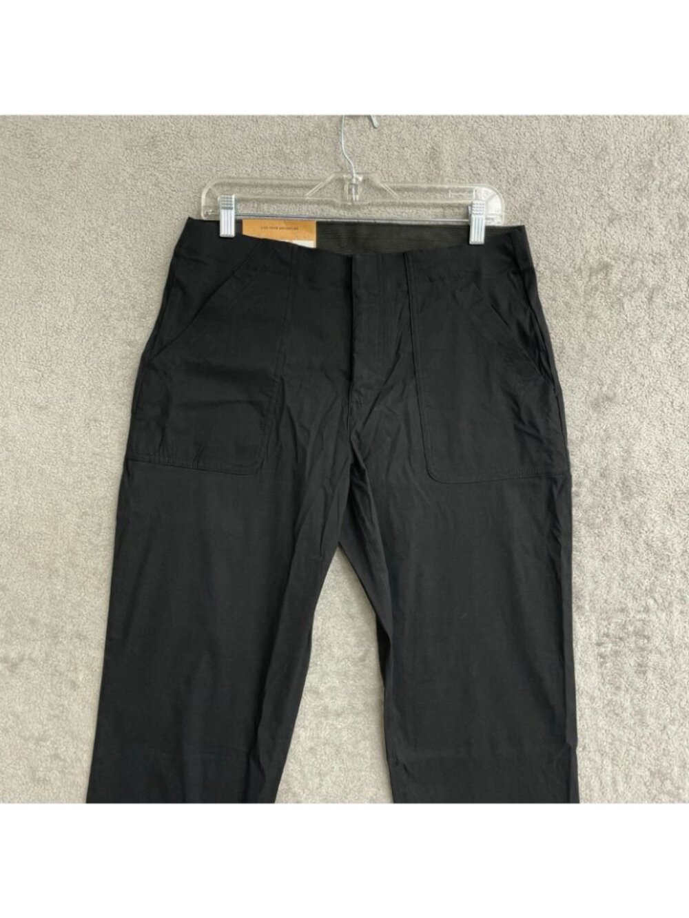 NWT Eddie Bauer Women's 10 Black Horizon Straight Ankle Pant Nylon-Spandex J2074 - Picture 11 of 13